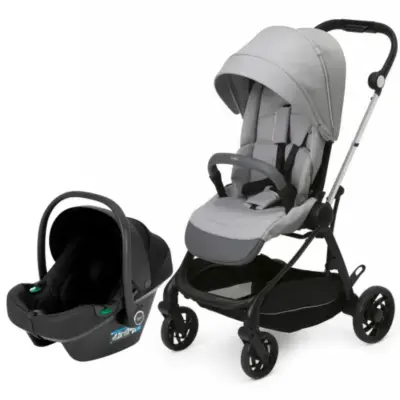 Chicco One4Ever Lounge Çift Yönlü Kolay Katlanabilen Travel Sistem-Seyahat Sistem Bebek Arabası Sparkle Grey (1)