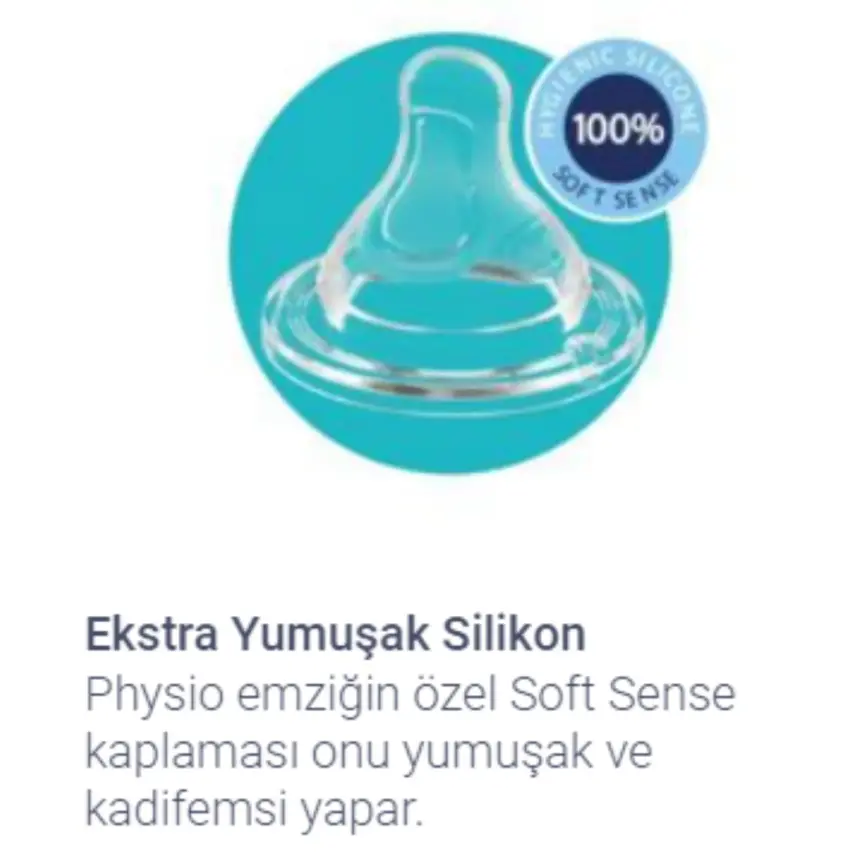 Chicco P5 Antikolik Biberon Emziği Yavaş Akış 0+ Ay 2'li - 6