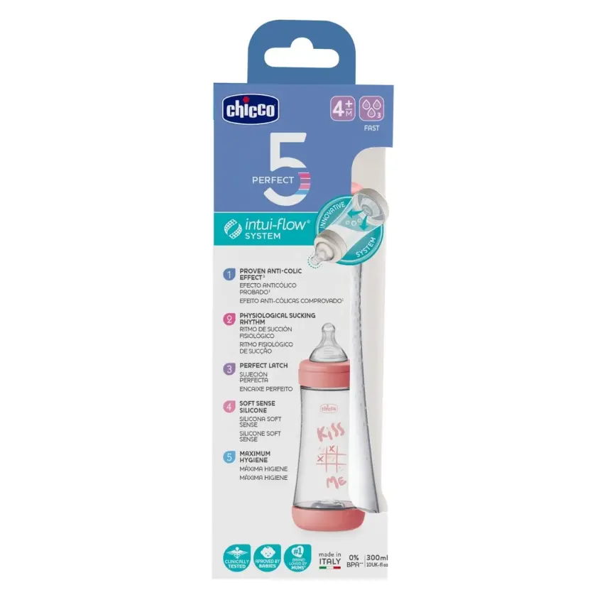 Chicco P5 Antikolik Biberon PP 300 ml Kız 4+ Ay - 2