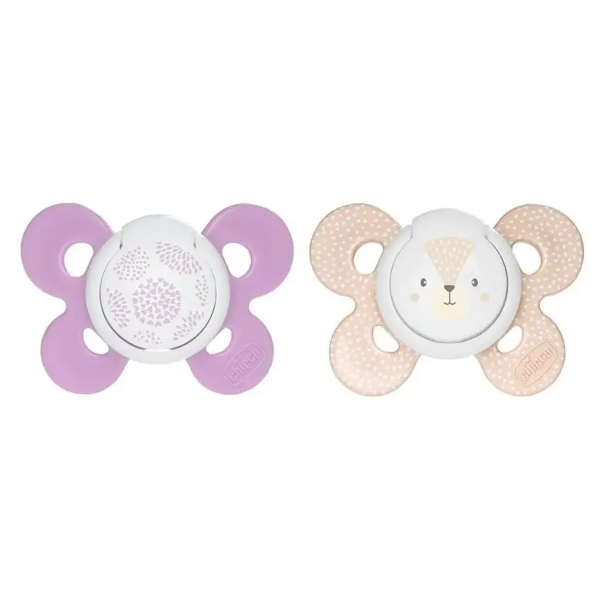 Chicco Physio Comfort Silikon Emzik 2li 6+ Ay Kız - 2
