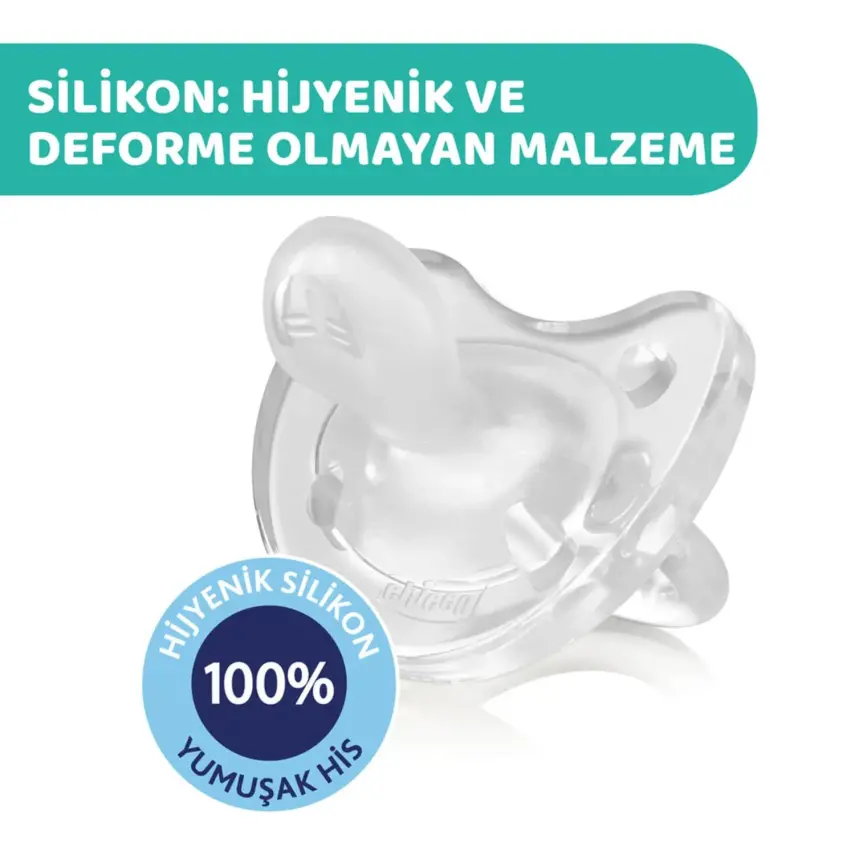 Chicco Physio Soft Silikon Emzik 0+ Ay - 3