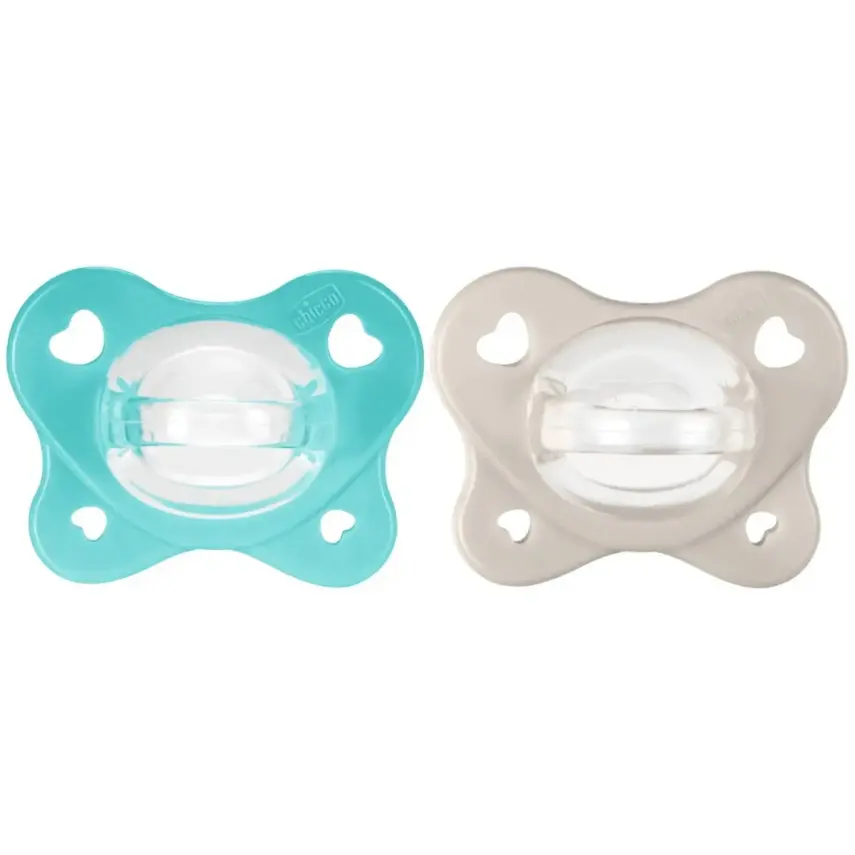 Chicco Physioforma Dual Soft Emzik 2li 6-16 Ay Erkek - 1