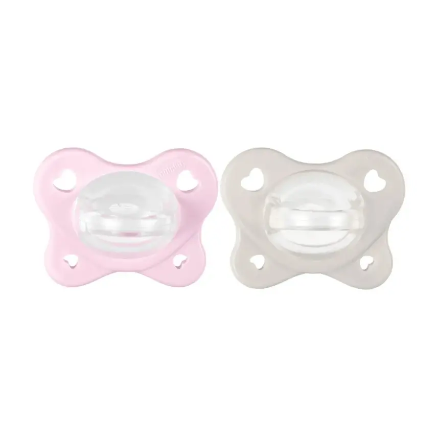 Chicco Physioforma Dual Soft Emzik 2li 2-6 Ay Kız - 1