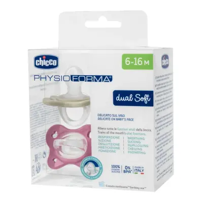 Chicco Physioforma Dual Soft Emzik 2li 6-16 Ay Kız - 5