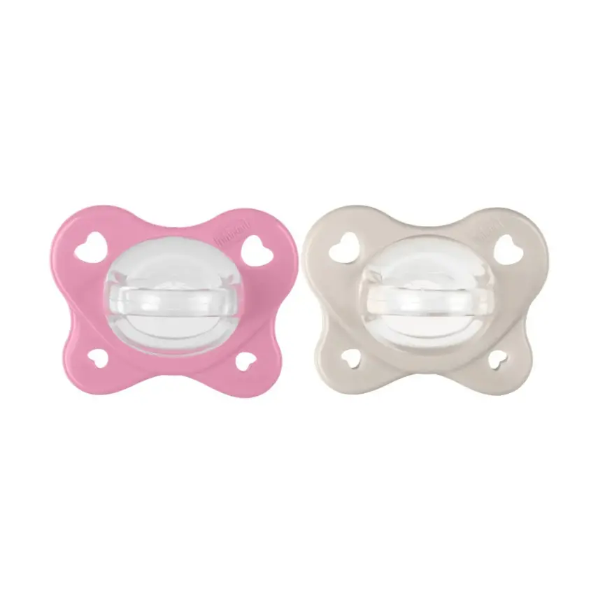 Chicco Physioforma Dual Soft Emzik 2li 6-16 Ay Kız - 1