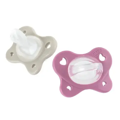 Chicco Physioforma Dual Soft Emzik 2li 6-16 Ay Kız (1)