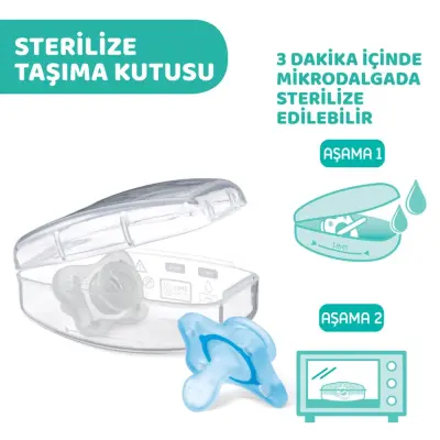 Chicco Physioforma Mini Soft Silikon Emzik 2li 0-2 Ay Kız - 2