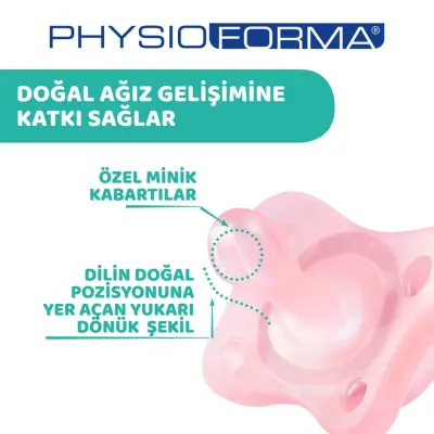 Chicco Physioforma Mini Soft Silikon Emzik 2li 2-6 Ay Kız - 4