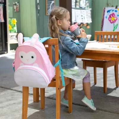 Chicco Pipetli Çocuk Su Matarası Kız Pembe 350ml - 3