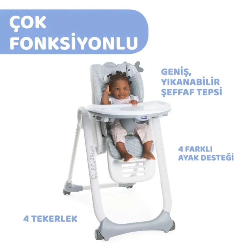 Chicco Polly 2 Start Mama Sandalyesi Dots - 2