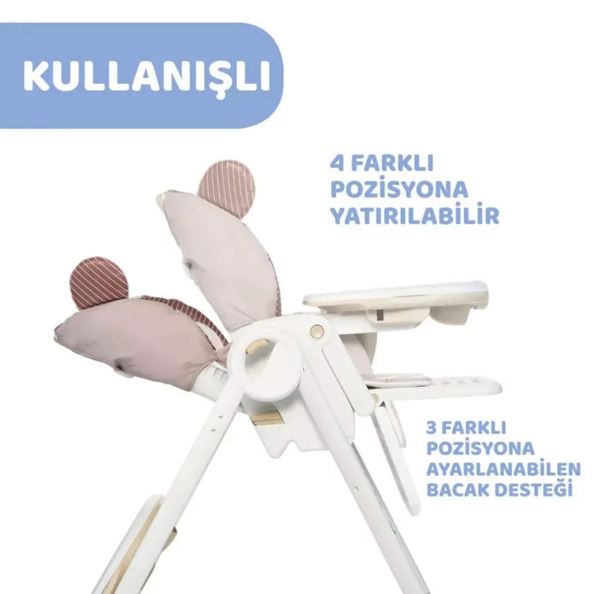 Chicco Polly 2 Start Mama Sandalyesi Monkey - 6