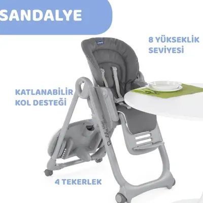 Chicco Polly Magic Relax Mama Sandalyesi Blue Passion - 6