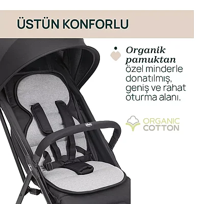 Chicco Taormina Kabin Bebek Arabası Charcoal - 2