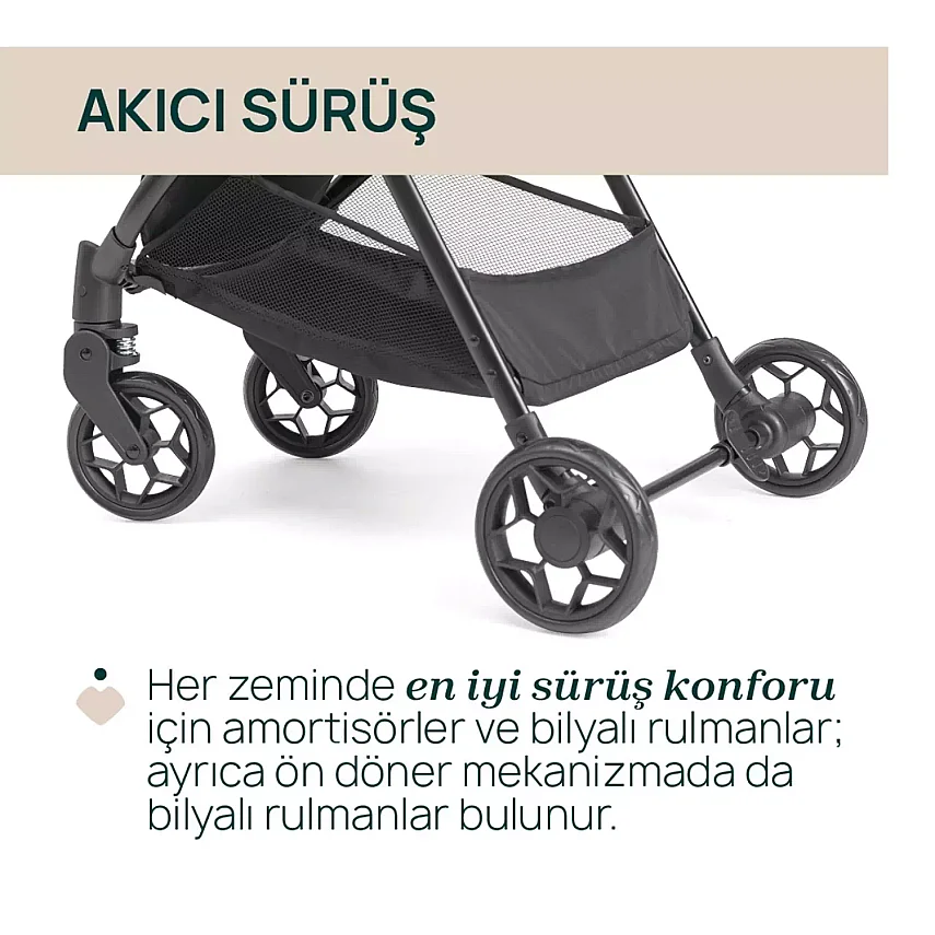 Chicco Taormina Kabin Bebek Arabası Charcoal - 6