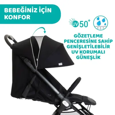 Chicco We Bebek Arabası Black - 3