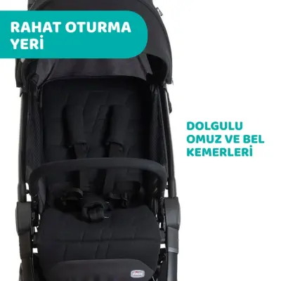 Chicco We Bebek Arabası Black - 4