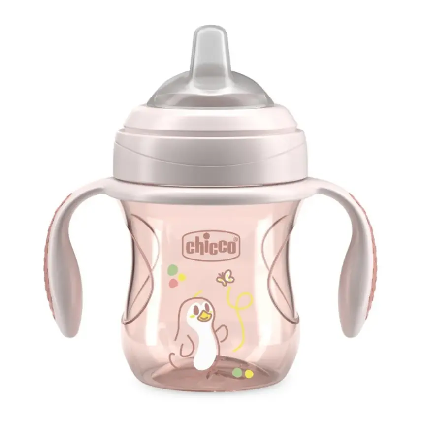 Chicco Yumuşak Uçlu Geçiş Bardağı 4+ Ay Kız Yeni - 1