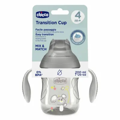 Chicco Yumuşak Uçlu Geçiş Bardağı 4+ Ay Unisex Yeni (1)