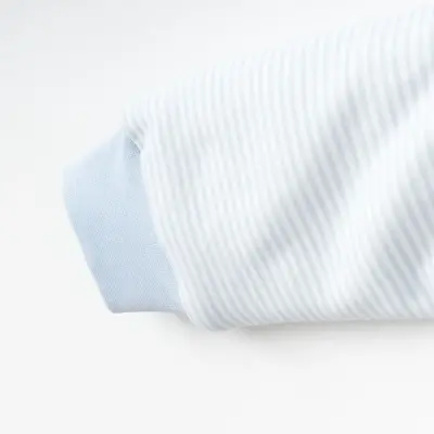 Ciccim Baby Fermuarlı Uzun Kollu Kışlık Bebek Çocuk Uyku Tulumu Çizgili Mavi 2,5 Tog - 8