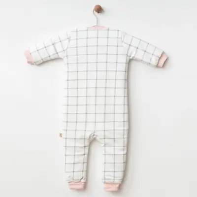 Ciccim Baby Fermuarlı Uzun Kollu Kışlık Bebek Çocuk Uyku Tulumu Ekose Gri 2,5 Tog - 10