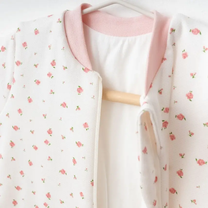 Ciccim Baby Fermuarlı Uzun Kollu Kışlık Bebek Çocuk Uyku Tulumu Kanaviçe Pembe 2,5 Tog - 18