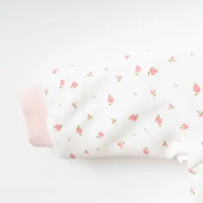 Ciccim Baby Fermuarlı Uzun Kollu Kışlık Bebek Çocuk Uyku Tulumu Kanaviçe Pembe 2,5 Tog - 10