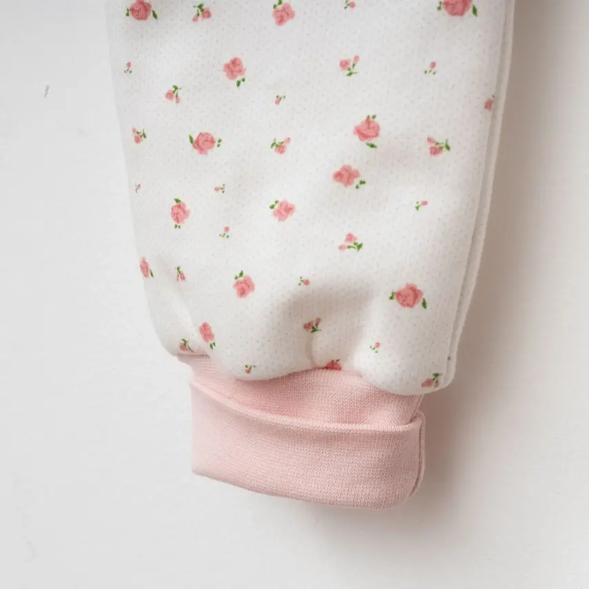 Ciccim Baby Fermuarlı Uzun Kollu Kışlık Bebek Çocuk Uyku Tulumu Kanaviçe Pembe 2,5 Tog - 30