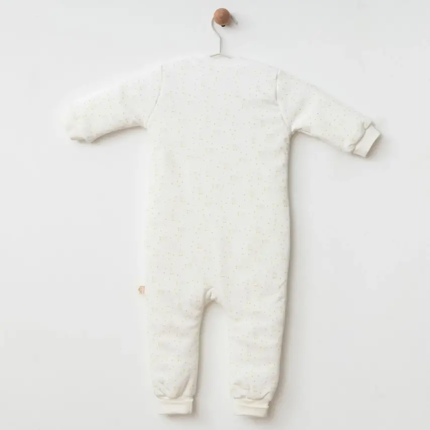 Ciccim Baby Fermuarlı Uzun Kollu Kışlık Bebek Çocuk Uyku Tulumu Penguen Sarı 2,5 Tog - 3