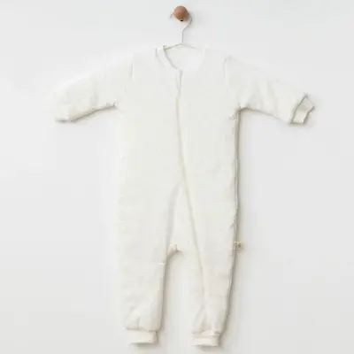 Ciccim Baby Fermuarlı Uzun Kollu Kışlık Bebek Çocuk Uyku Tulumu Penguen Sarı 2,5 Tog - 6