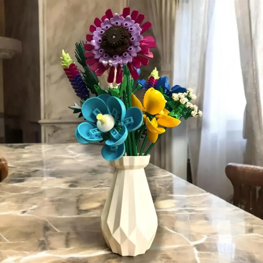 Çiçek Lego Çiçek Yapım Seti 528 Parça  - 4