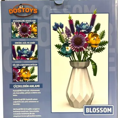 Çiçek Lego Çiçek Yapım Seti 528 Parça  - 6