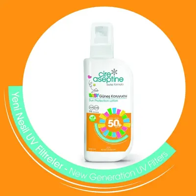Cire Aseptine Bebek Güneş Koruyucu 50 SPF 200 ml Yeni Nesil Filtre (1)