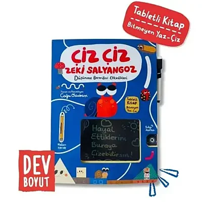 Çiz Çiz Zeki Salyangoz- Düşünme Becerileri Tabletli Kitap