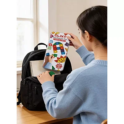 Clixy Advance Pack Mini Manyetik Bloklar Travel Set 64 Parça - 7