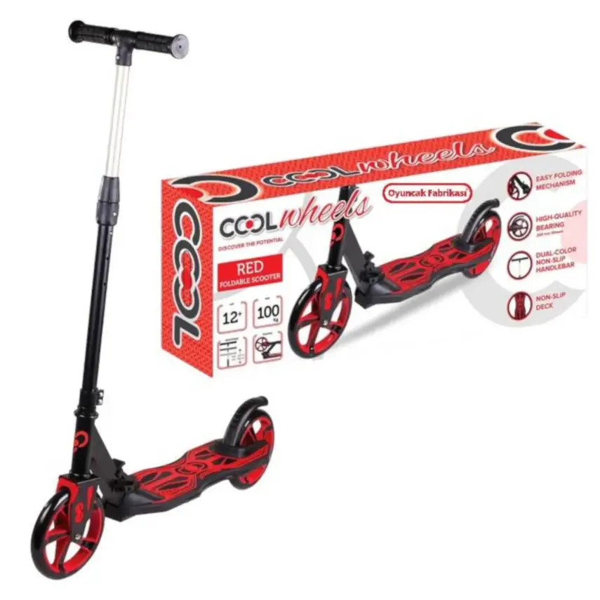 Cool Wheels 2 Tekerlekli Scooter 12+ Kırmızı - 1