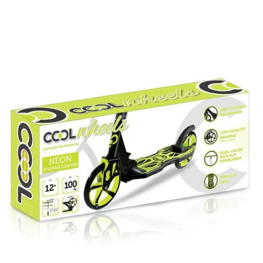 Cool Wheels 2 Tekerlekli Scooter 12+ Neon - 6