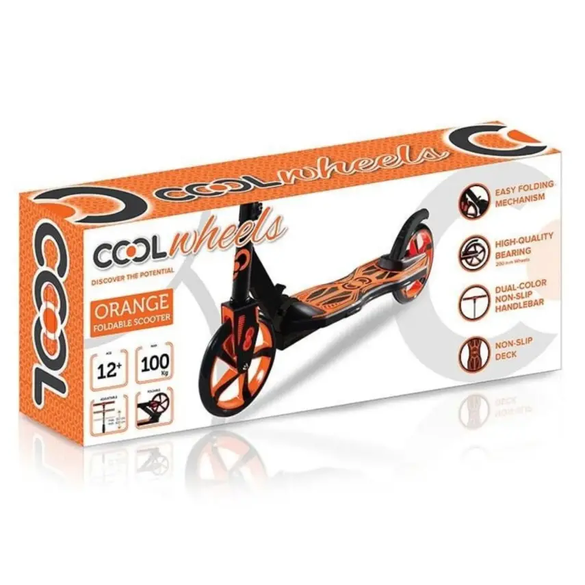 Cool Wheels 2 Tekerlekli Scooter 12+ Turuncu - 5