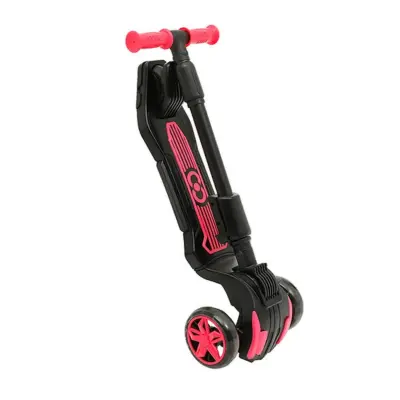 Cool Wheels Combo Oturaklı Scooter Pembe (1)