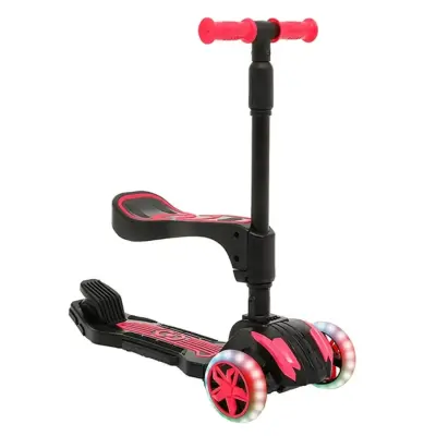 Cool Wheels Combo Oturaklı Scooter Pembe - 4
