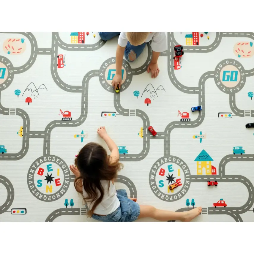 Coolmats Çift Taraflı Su Geçirmez Yalıtımlı Oyun Matı 140x200x1 - 10