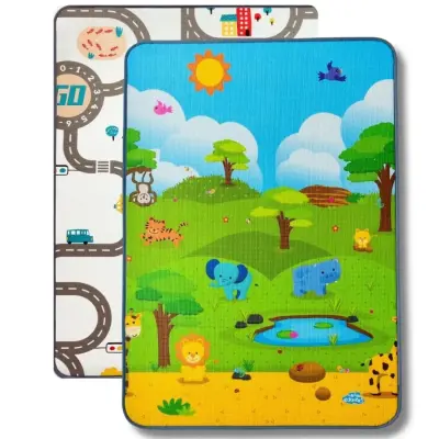 Coolmats Çift Taraflı Su Geçirmez Yalıtımlı Oyun Matı 140x200x1 - 12