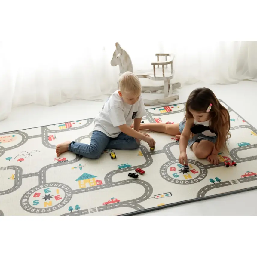 Coolmats Çift Taraflı Su Geçirmez Yalıtımlı Oyun Matı 140x200x1 - 9