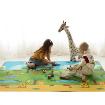 Coolmats Çift Taraflı Su Geçirmez Yalıtımlı Oyun Matı 140x200x1 - 7