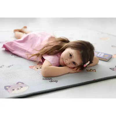 Coolmats Sevimli Kotik-Orman Yolu Oyun Halısı 140x200x1 - 4