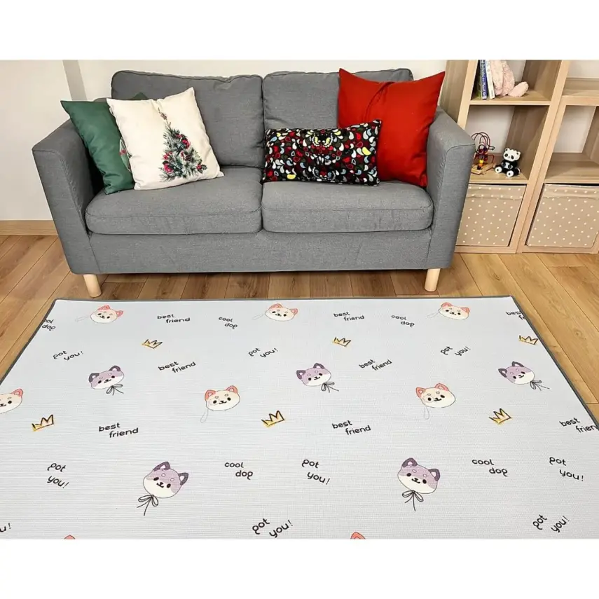Coolmats Sevimli Kotik-Tırmanışçı Dostlar Oyun Halısı 140x200x1 - 8