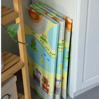 Coolmats Yeşil Parkur Katlanabilir Oyun Matı 200x130x1 cm - 6