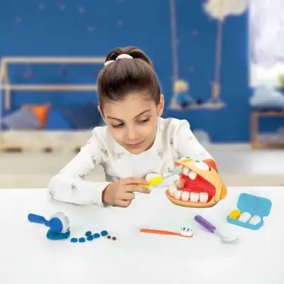 Crafy Jr. Toothy Oyun Hamuru Seti 12 Parça - 9