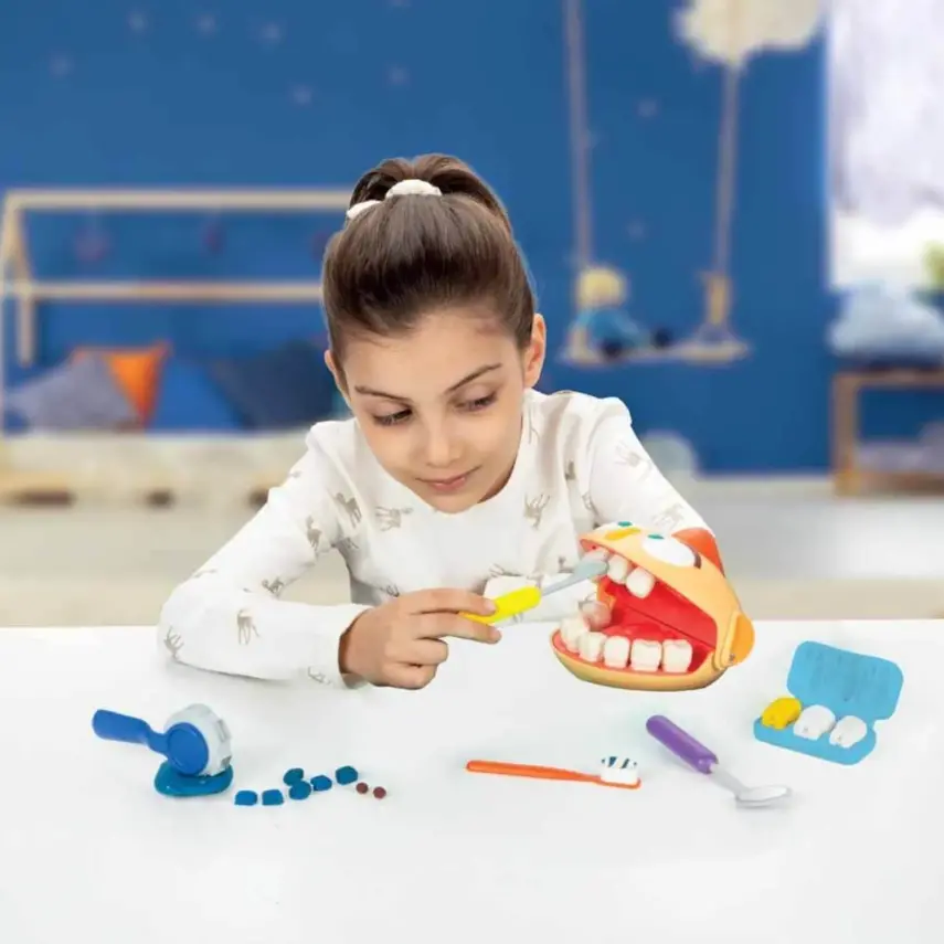 Crafy Jr. Toothy Oyun Hamuru Seti 12 Parça - 9