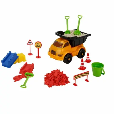 Crafy Neşeli Şantiye Oyun Kumu Seti 500 g 14 Parça - 1