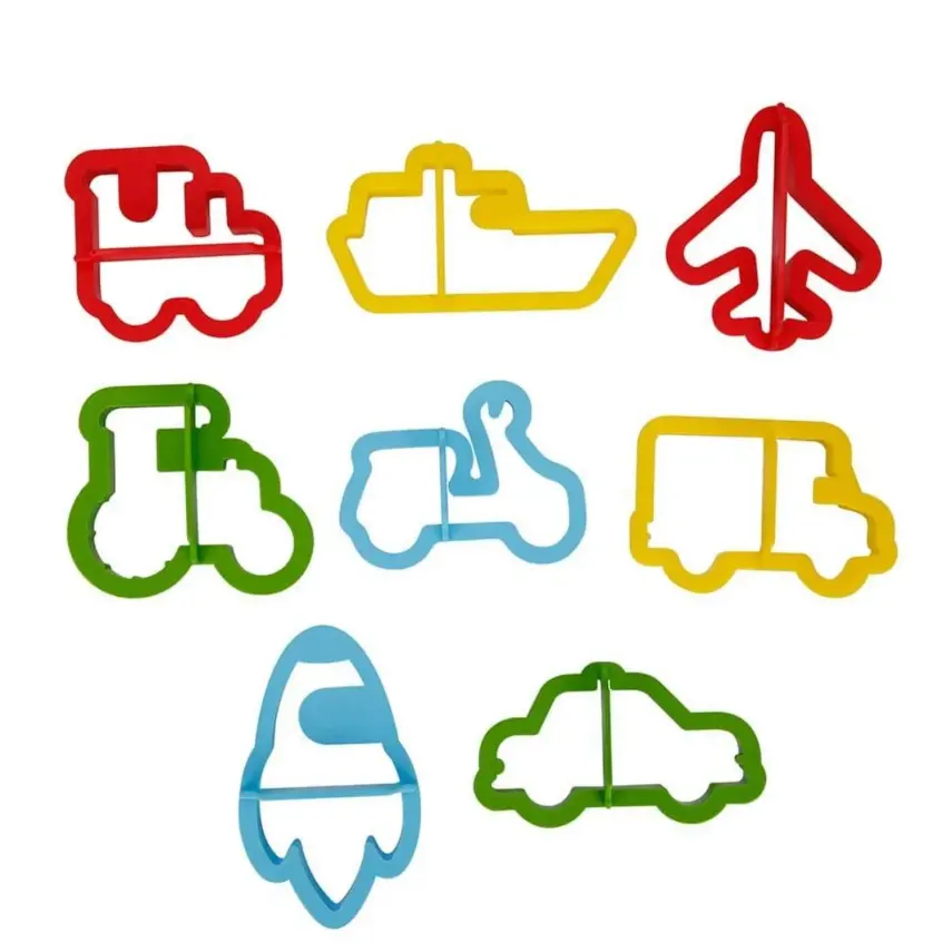 Crafy Oyun Hamur Kalıbı Araçlar 8 Parça Kartela - 1